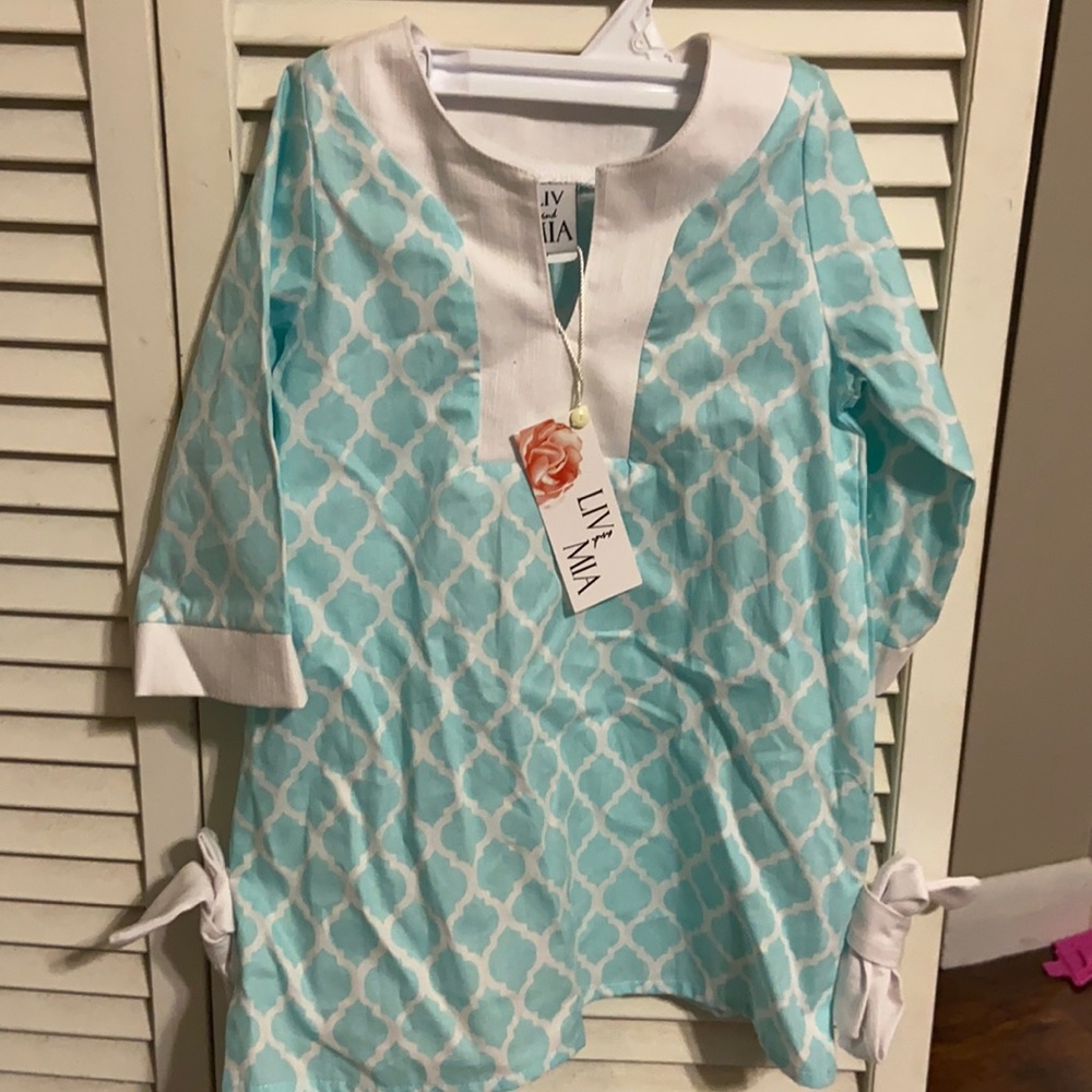 Brand new girls dress and tights.